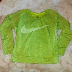 Neon Green Nike Hoodie 
